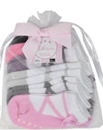 6 Pairs of ballerina toddler girl socks 12-24 months in gift packaging for baby gift