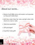 Baby girl socks by Baby Emporio are made with cotton and have anti-slip soles and are machine washable socks