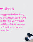 Socks versus shoes information for footwear toddler girls 12-24months socks and tights