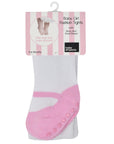 Baby infant girl pink Mary Jane shoe look tights on hanger