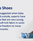 Socks versus shoes for baby and toddlers 